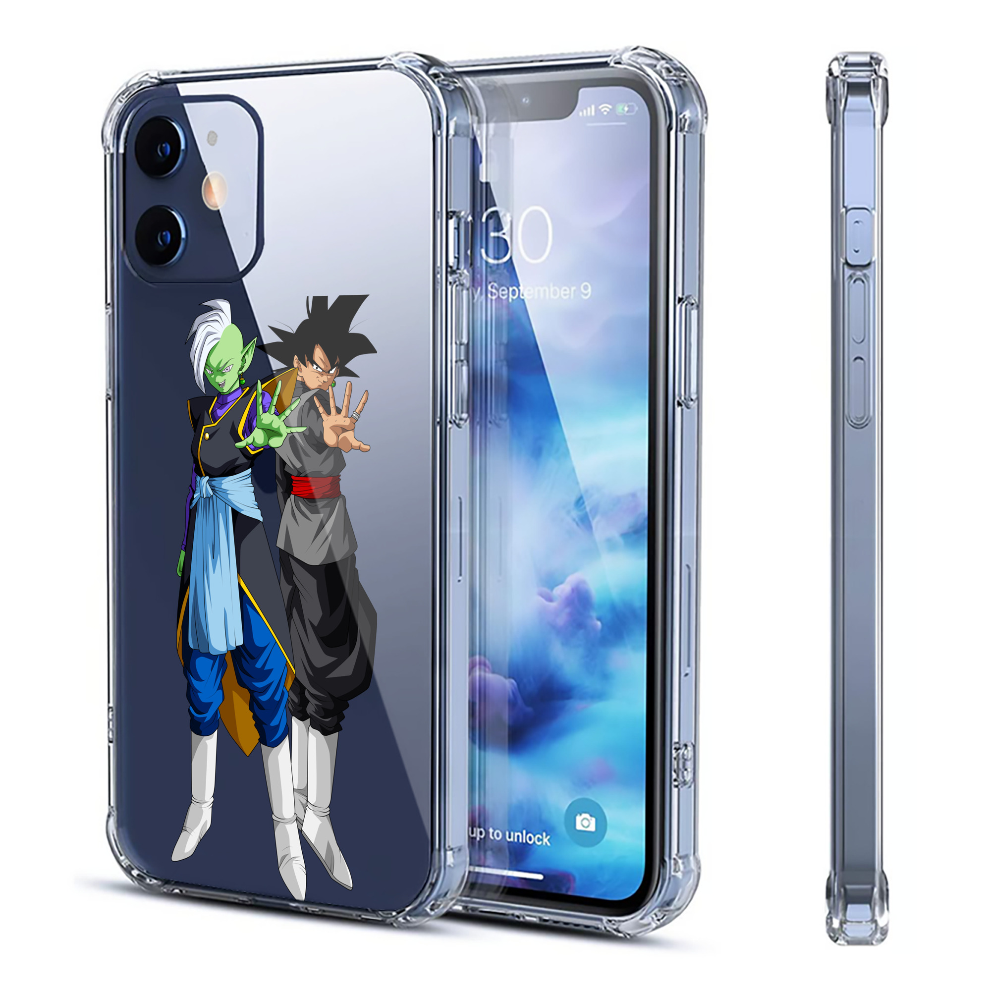 （画像用） ドラゴンボール DRAGON BALL 【iPhone 12シリーズ対応】透明スマホケース（クリアソフトケース）
